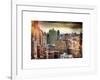 Instants of NY Series - Landscape Manhattan Buildings-Philippe Hugonnard-Framed Art Print