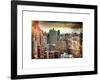 Instants of NY Series - Landscape Manhattan Buildings-Philippe Hugonnard-Framed Art Print