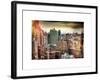 Instants of NY Series - Landscape Manhattan Buildings-Philippe Hugonnard-Framed Art Print