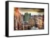 Instants of NY Series - Landscape Manhattan Buildings-Philippe Hugonnard-Framed Stretched Canvas