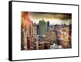 Instants of NY Series - Landscape Manhattan Buildings-Philippe Hugonnard-Framed Stretched Canvas