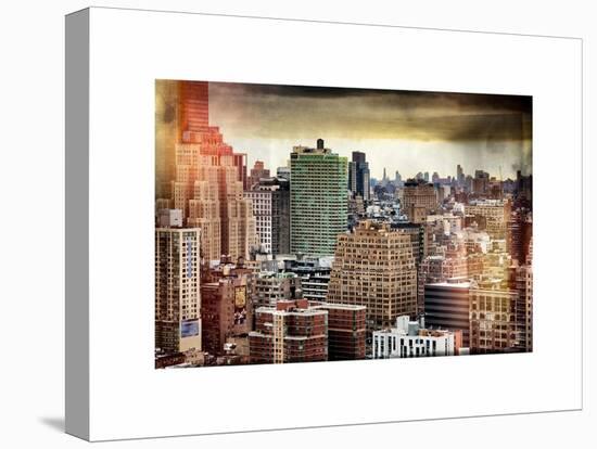 Instants of NY Series - Landscape Manhattan Buildings-Philippe Hugonnard-Stretched Canvas