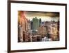 Instants of NY Series - Landscape Manhattan Buildings-Philippe Hugonnard-Framed Art Print