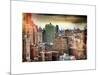 Instants of NY Series - Landscape Manhattan Buildings-Philippe Hugonnard-Mounted Art Print