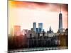 Instants of NY Series - Landscape View Manhattan with the One World Trade Center (1WTC)-Philippe Hugonnard-Mounted Photographic Print