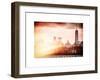 Instants of NY Series - Landscape View Manhattan with the One World Trade Center (1WTC)-Philippe Hugonnard-Framed Art Print