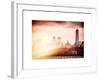 Instants of NY Series - Landscape View Manhattan with the One World Trade Center (1WTC)-Philippe Hugonnard-Framed Art Print