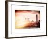 Instants of NY Series - Landscape View Manhattan with the One World Trade Center (1WTC)-Philippe Hugonnard-Framed Art Print