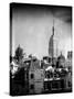 Instants of NY Series - Landscape View with the Empire State Building-Philippe Hugonnard-Stretched Canvas