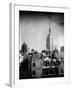 Instants of NY Series - Landscape View with the Empire State Building-Philippe Hugonnard-Framed Photographic Print