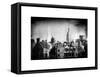 Instants of NY Series - Landscape View with the Empire State Building-Philippe Hugonnard-Framed Stretched Canvas