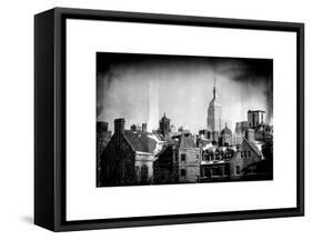 Instants of NY Series - Landscape View with the Empire State Building-Philippe Hugonnard-Framed Stretched Canvas