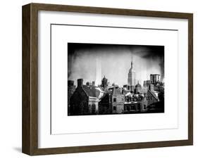 Instants of NY Series - Landscape View with the Empire State Building-Philippe Hugonnard-Framed Art Print