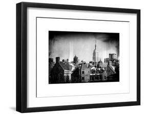 Instants of NY Series - Landscape View with the Empire State Building-Philippe Hugonnard-Framed Art Print