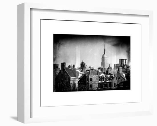 Instants of NY Series - Landscape View with the Empire State Building-Philippe Hugonnard-Framed Art Print