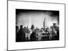 Instants of NY Series - Landscape View with the Empire State Building-Philippe Hugonnard-Mounted Art Print