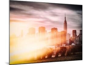 Instants of NY Series - Landscape with a Top of Empire State Building-Philippe Hugonnard-Mounted Photographic Print