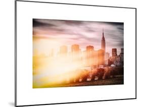 Instants of NY Series - Landscape with a Top of Empire State Building-Philippe Hugonnard-Mounted Art Print