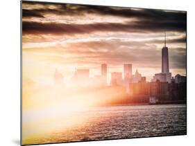 Instants of NY Series - Landscape with One Trade Center (1WTC)-Philippe Hugonnard-Mounted Photographic Print