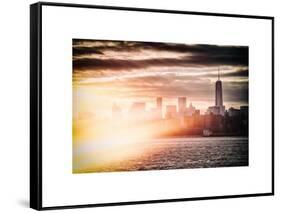 Instants of NY Series - Landscape with One Trade Center (1WTC)-Philippe Hugonnard-Framed Stretched Canvas