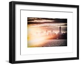 Instants of NY Series - Landscape with One Trade Center (1WTC)-Philippe Hugonnard-Framed Art Print