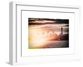 Instants of NY Series - Landscape with One Trade Center (1WTC)-Philippe Hugonnard-Framed Art Print