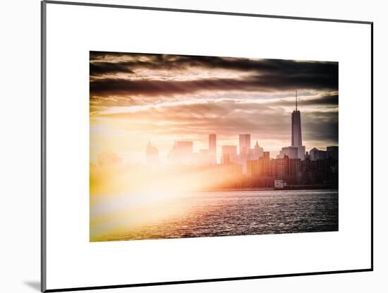 Instants of NY Series - Landscape with One Trade Center (1WTC)-Philippe Hugonnard-Mounted Art Print