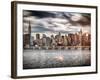 Instants of NY Series - Landscape with the Chrysler Building and Empire State Building Views-Philippe Hugonnard-Framed Photographic Print