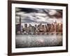 Instants of NY Series - Landscape with the Chrysler Building and Empire State Building Views-Philippe Hugonnard-Framed Photographic Print