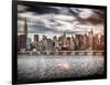Instants of NY Series - Landscape with the Chrysler Building and Empire State Building Views-Philippe Hugonnard-Framed Photographic Print