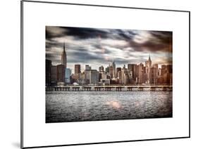 Instants of NY Series - Landscape with the Chrysler Building and Empire State Building Views-Philippe Hugonnard-Mounted Art Print