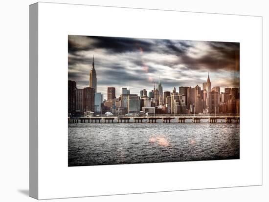 Instants of NY Series - Landscape with the Chrysler Building and Empire State Building Views-Philippe Hugonnard-Stretched Canvas