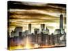 Instants of NY Series - Manhattan and the One World Trade Center at Sunset-Philippe Hugonnard-Stretched Canvas