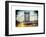 Instants of NY Series - Manhattan Bridge with Empire State Building Center from Brooklyn Bridge-Philippe Hugonnard-Framed Art Print