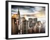 Instants of NY Series - Manhattan View and the Chrysler Building-Philippe Hugonnard-Framed Photographic Print