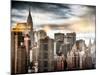 Instants of NY Series - Manhattan View and the Chrysler Building-Philippe Hugonnard-Mounted Photographic Print