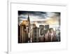 Instants of NY Series - Manhattan View and the Chrysler Building-Philippe Hugonnard-Framed Art Print