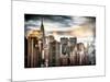 Instants of NY Series - Manhattan View and the Chrysler Building-Philippe Hugonnard-Mounted Art Print