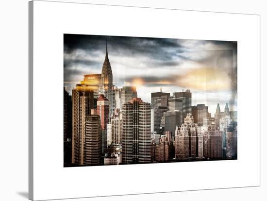 Instants of NY Series - Manhattan View and the Chrysler Building-Philippe Hugonnard-Stretched Canvas