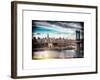 Instants of NY Series - Midtown NYC with Manhattan Bridge and Empire State Building-Philippe Hugonnard-Framed Art Print