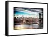 Instants of NY Series - Midtown NYC with Manhattan Bridge and Empire State Building-Philippe Hugonnard-Framed Stretched Canvas