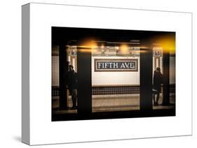 Instants of NY Series - Moment of Life in NYC Subway Station to the Fifth Avenue - Manhattan-Philippe Hugonnard-Stretched Canvas