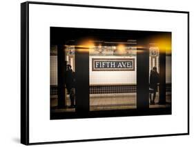 Instants of NY Series - Moment of Life in NYC Subway Station to the Fifth Avenue - Manhattan-Philippe Hugonnard-Framed Stretched Canvas