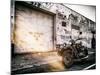 Instants of NY Series - Motorcycle Garage in Brooklyn - Manhattan - New York - United States - USA-Philippe Hugonnard-Mounted Photographic Print