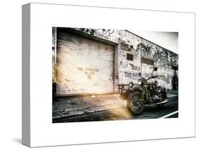 Instants of NY Series - Motorcycle Garage in Brooklyn-Philippe Hugonnard-Stretched Canvas