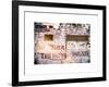 Instants of NY Series - Motorcycle Wall-Philippe Hugonnard-Framed Art Print