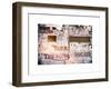 Instants of NY Series - Motorcycle Wall-Philippe Hugonnard-Framed Art Print