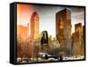 Instants of NY Series - NYC Architecture and Buildings-Philippe Hugonnard-Framed Stretched Canvas