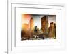 Instants of NY Series - NYC Architecture and Buildings-Philippe Hugonnard-Framed Art Print