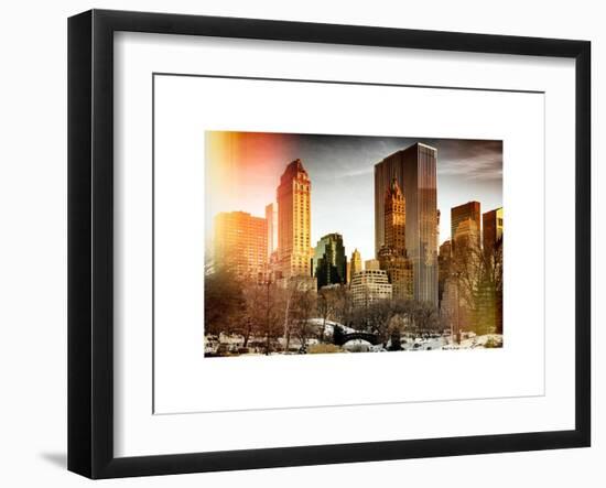 Instants of NY Series - NYC Architecture and Buildings-Philippe Hugonnard-Framed Art Print